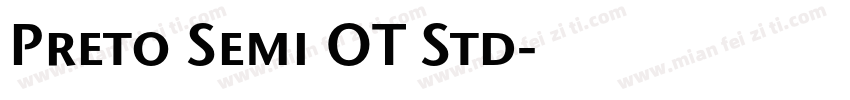 Preto Semi OT Std字体转换